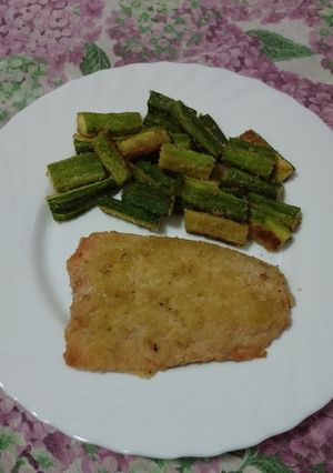 Foto di Salmone e zucchine