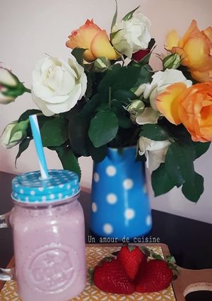 Une photo de Smoothie fraises 🍓