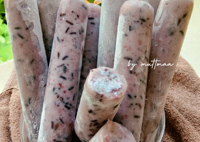 Wajib coba! Bagaimana cara buat Es Mambo Tape Ketan Hitam dijamin gurih