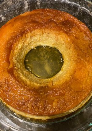 Una foto de Flan casero