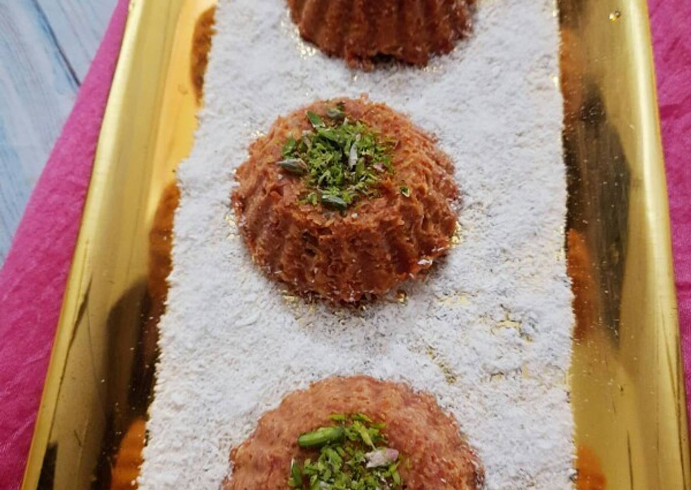 Carrot halwa bites