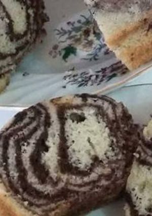 صورة لوصفة كيك الزيبرا