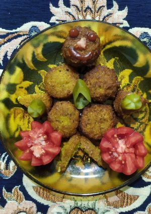 عکسی از دستور فلافل