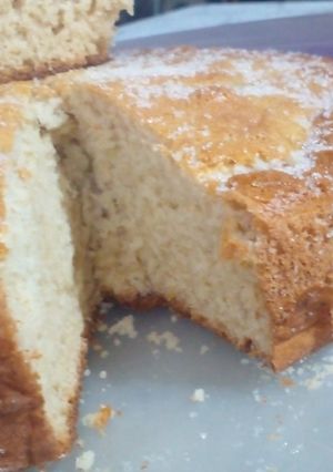 Una foto de Torta Nieve de vainilla 😋