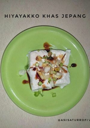Foto resep Olahan Tahu~Hiyayakko Khas Jepang