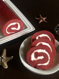 Foto resep Bolu Gulung Red Velvet