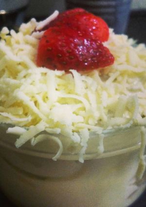 Foto resep Cheese cake kukus buah(strowbery) #keto