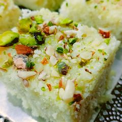 A picture of Paneer Milk Powder Kalakand.