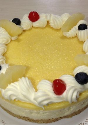 Una foto de Cheesecake de Piña colada
