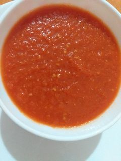 صورة لوصفة صلصة طماطم للبيتزا🍕