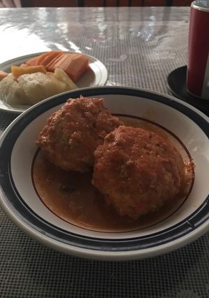 Una foto de Albóndigas al chipotle