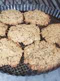Galletas integrales de avena, coco y miel