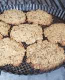 Galletas integrales de avena, coco y miel
