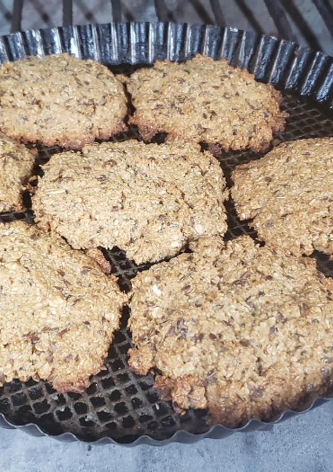 Una foto de Galletas integrales de avena, coco y miel