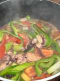 Ensopado de lulas com legumes