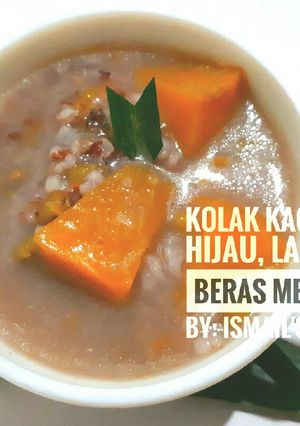 Foto resep Kolak Kacang Hijau, Labu & Beras Merah