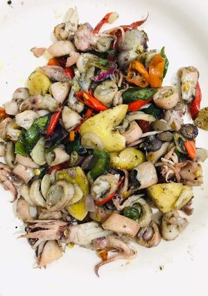 Foto resep Tumis Cumi Asin ala Warteg