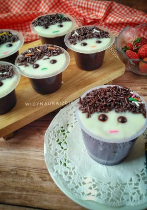 Foto resep Puding kribo #pr_recookagarlebihjeli