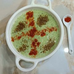 A picture of Bathua Raita.