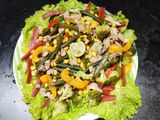 অয়েল ফ্রী চিকেন স্যালাড(oilfree chicken salad recipe in Bengali)