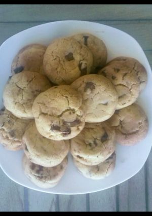 Φωτογραφία της συνταγής Cookies με διπλή σοκολάτα