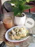 Pisang Kukus Matcha Keju