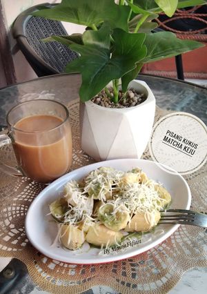 Foto resep Pisang Kukus Matcha Keju