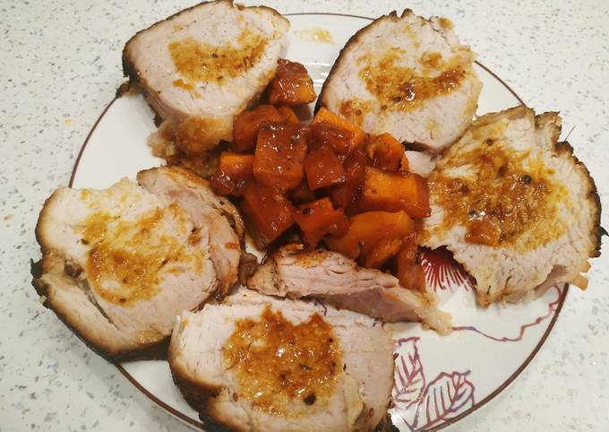 Буженина с мёдом и горчицей