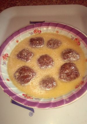صورة لوصفة كرات الكفته بطحينيه