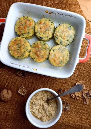 Foto di Gnocchi di polenta e spinaci con salsa di noci