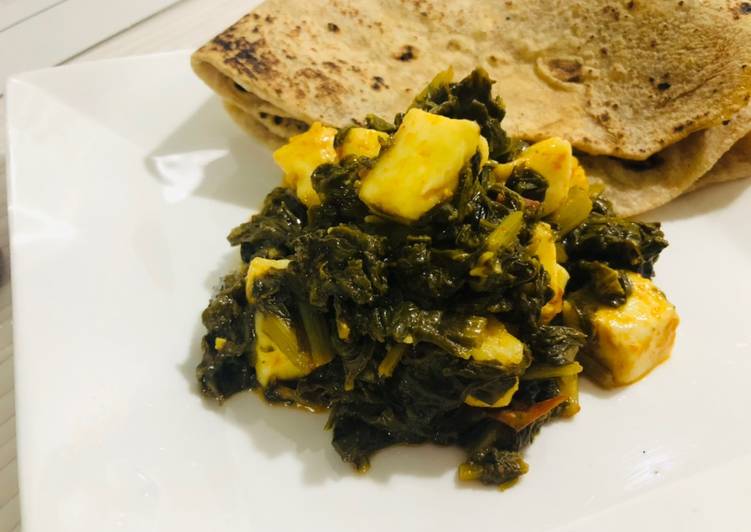 Step-by-Step Guide to Prepare Homemade Desi Palak paneer