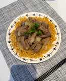 Mỳ xào bầu dục