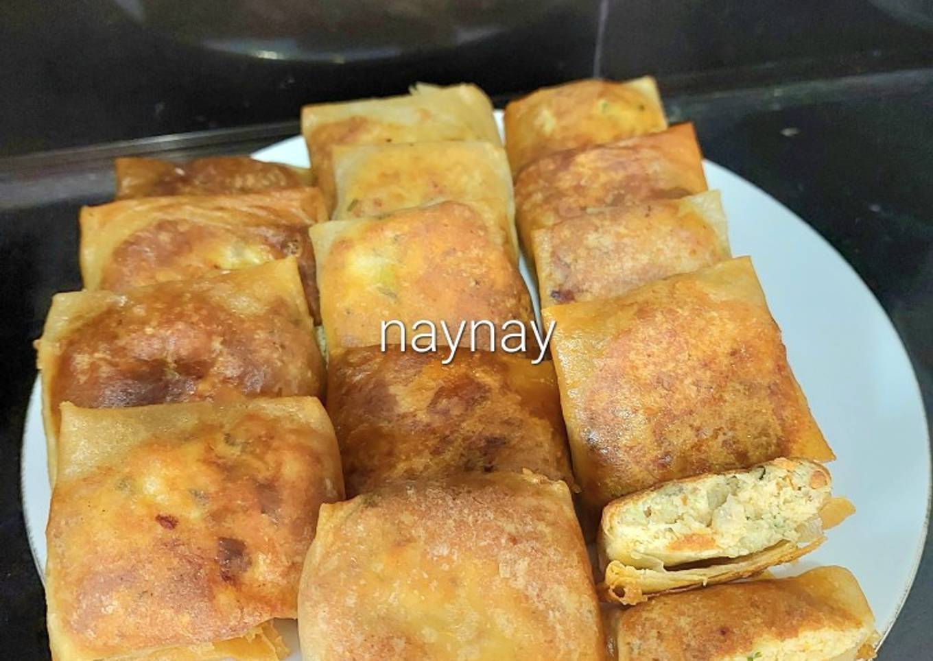 Martabak Tahu,ayam,hati ayam & udang (finger food 12m+)