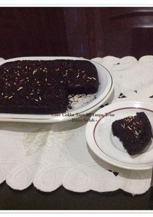 Foto resep Cake Coklat Tapioka Tanpa Telur
