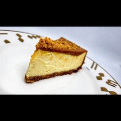 A picture of Lotus Cheesecake.