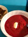 Mi sopa de verano, borsch y gazpacho, fácil  y sabrosa