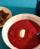 Mi sopa de verano, borsch y gazpacho, fácil  y sabrosa