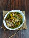 Tumis Tongkol cabe ijo (versi ikan asin)