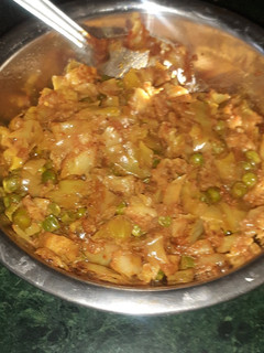 मटर पत्ता गोभी की सब्जी (mutter patta gobhi ki sabji recepie in hindi) रेसिपी मुख्य फोटो