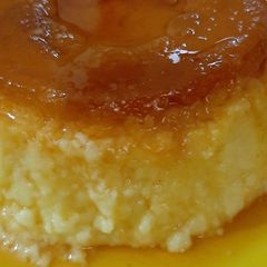 Eggless bread pudding A picture of Eggless bread pudding.