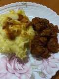 Tochitura cu carne de porc si piure