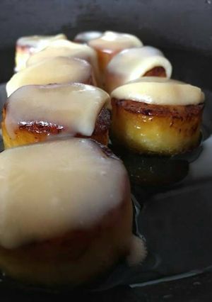 Una foto de Plátano maduro con queso