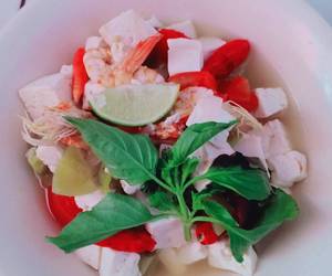 Resep Baru Asem asem udang tahu versi magiccom ala emak kos Gurih Mantul