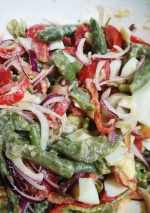 Una foto de Ensalada de chaucha