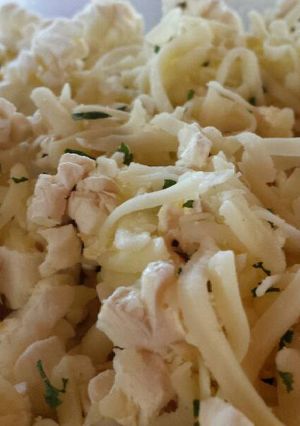 Foto principal de Palomitas con mantequilla, mozzarella, ajo y perejil