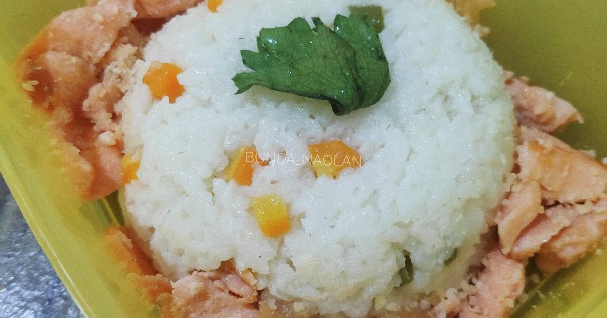 168 resep salmon rice cooker enak dan mudah Cookpad