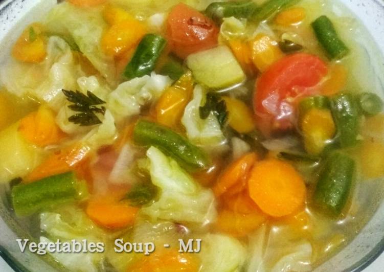 Sayur Sop Simpel (Sop Sayuran, Vegetables Soup)