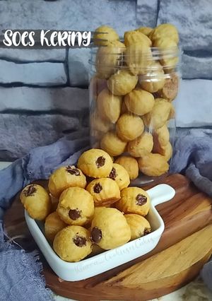 Foto resep (536) Soes Kering Crunchy isi Coklat