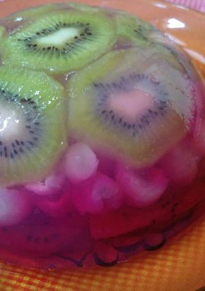 Foto resep Fruit Puding aka Puding Buah
