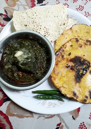 A picture of Sarson ka Saag.